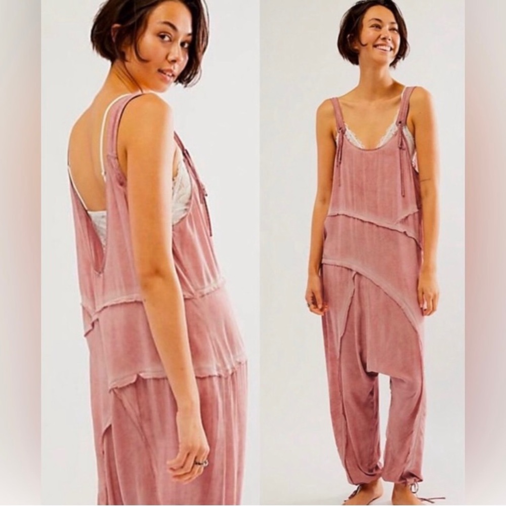 Free People intimately free Act Natural Shapeless Romper NWOT Size - L - Picture 3 of 4
